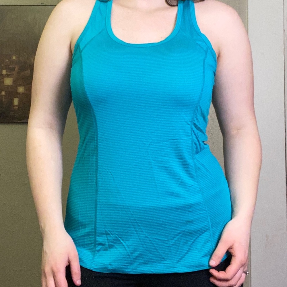BALANCE COLLECTION Blue Athletic Tank Racerback